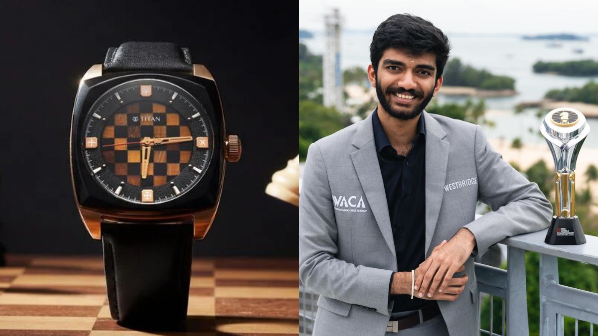 d gukesh titan chess watch d gukesh titan chess watch