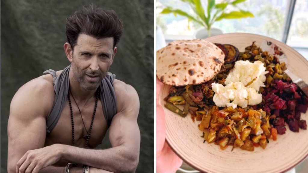 Hrithik Roshan post workout meal