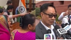 ‘Speaker abused, PM threatened’: Kiren Rijiju releases video of Congress MPs storming Lok Sabha chamber
