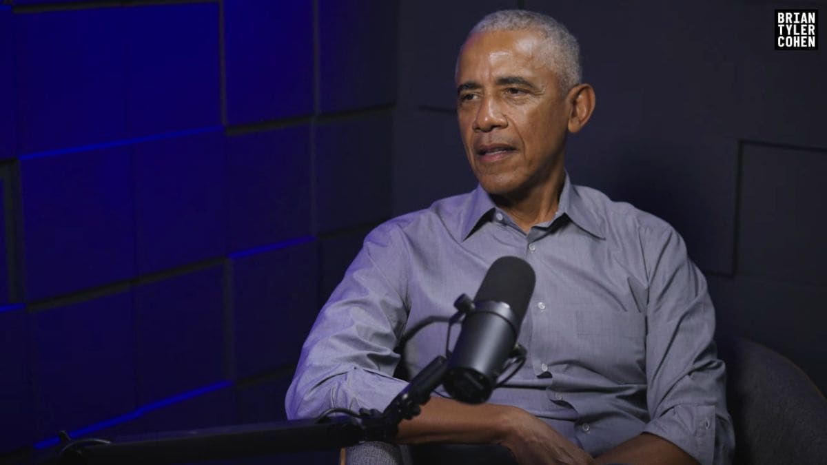 Obama reacts to Trump's racist video.