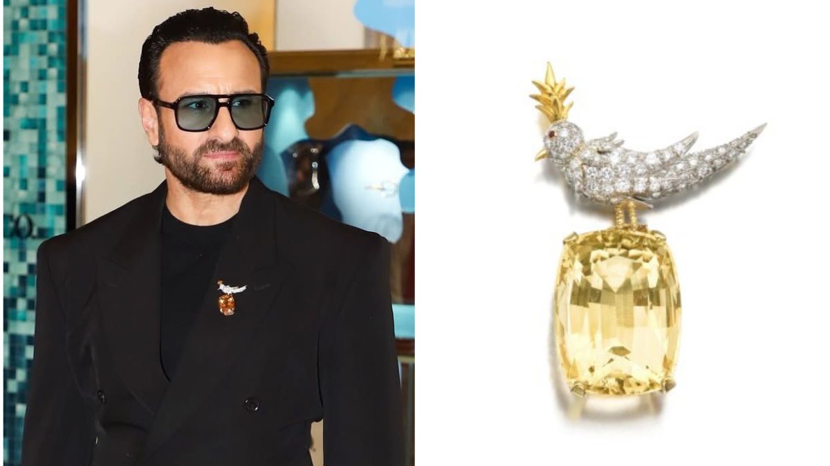 Saif Ali Khan’s Rs 42 lakh Tiffany brooch steals the spotlight during Mumbai outing