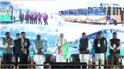 PM Modi flags 200 electric buses in Assam, inaugurates projects worth Rs 5,450 crore – What to know