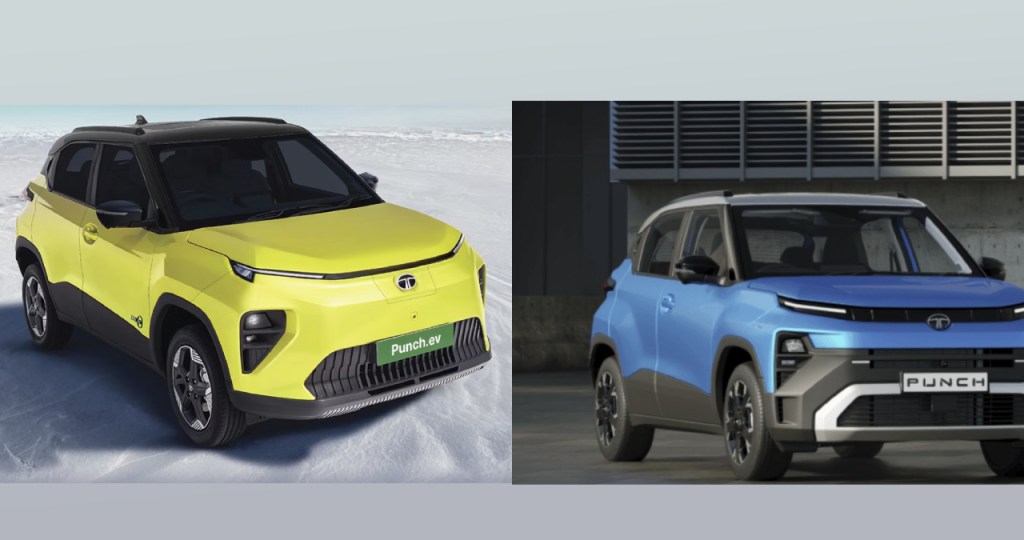tata punch ev vs punch ice