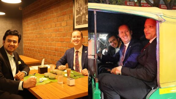 Sergio Gor Tejasvi Surya in Bengaluru