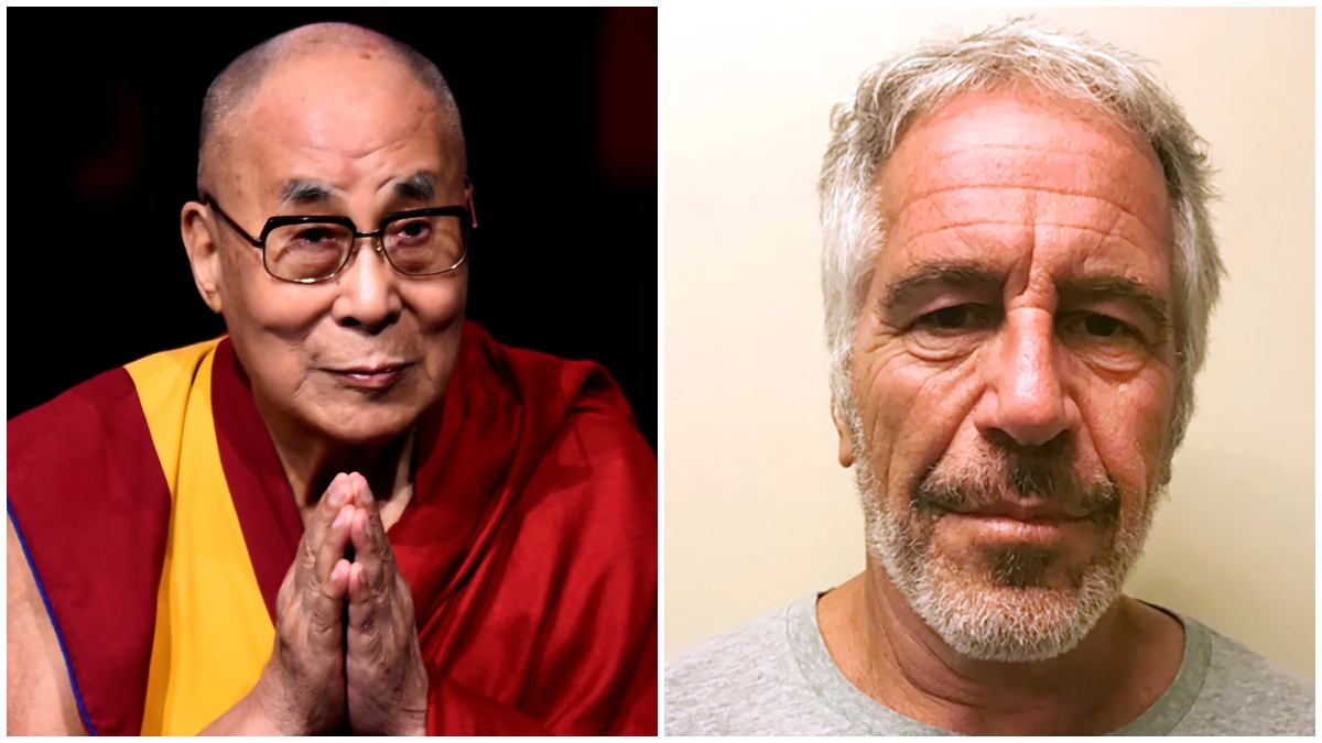 Dalai Lama (left) and Jeffrey Epstein (right) (Image source: Reuters) Dalai Lama (left) and Jeffrey Epstein (right) (Image source: Reuters)