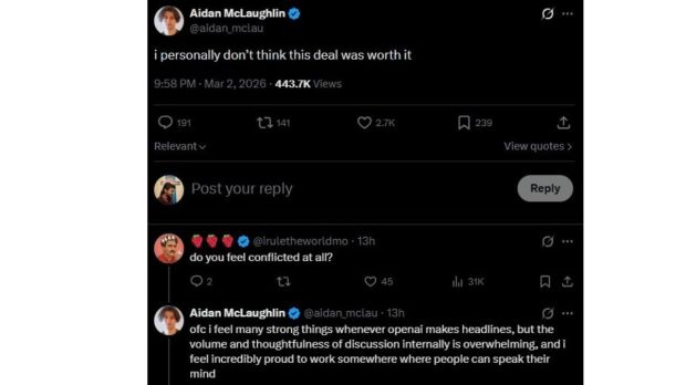 ChatGPT users rush to cancel subscriptions amid Pentagon deal backlash, OpenAI researcher calls decision ‘not worth it’