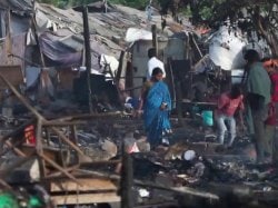 Massive fire at Delhi’s Uttam Nagar destroys near 400 slums, cause still unknown