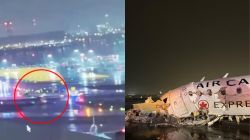 Chilling video captures Air Canada slamming into fire truck; flight attendant ejected 100m ‘miraculously’ survives