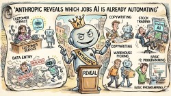 Anthropic reveals which jobs can AI replace vs which jobs its already automating