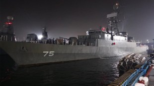 Iranian naval ship IRIS Lavan docks in Kochi amid technical snag after US sinks warship IRIS Dena
