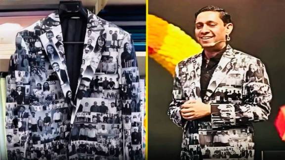 Founders jacket jacket honouring 600 employees