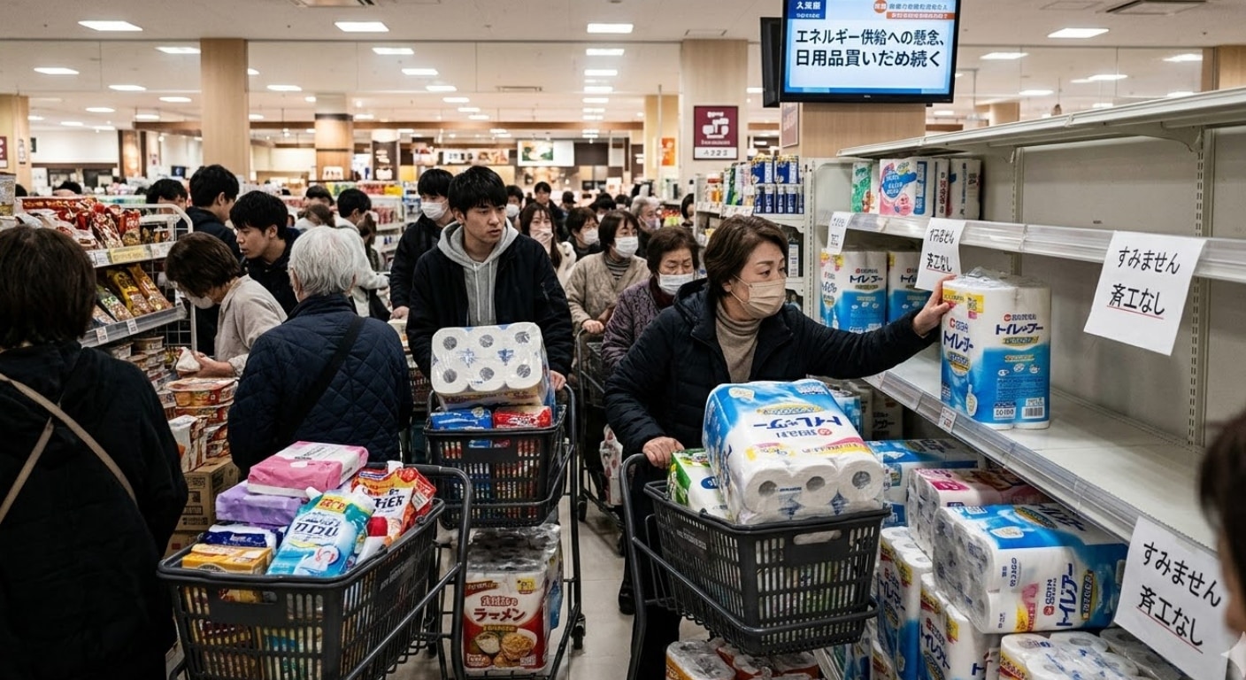 Japan govt steps in to curb toilet paper panic amid Iran war concerns