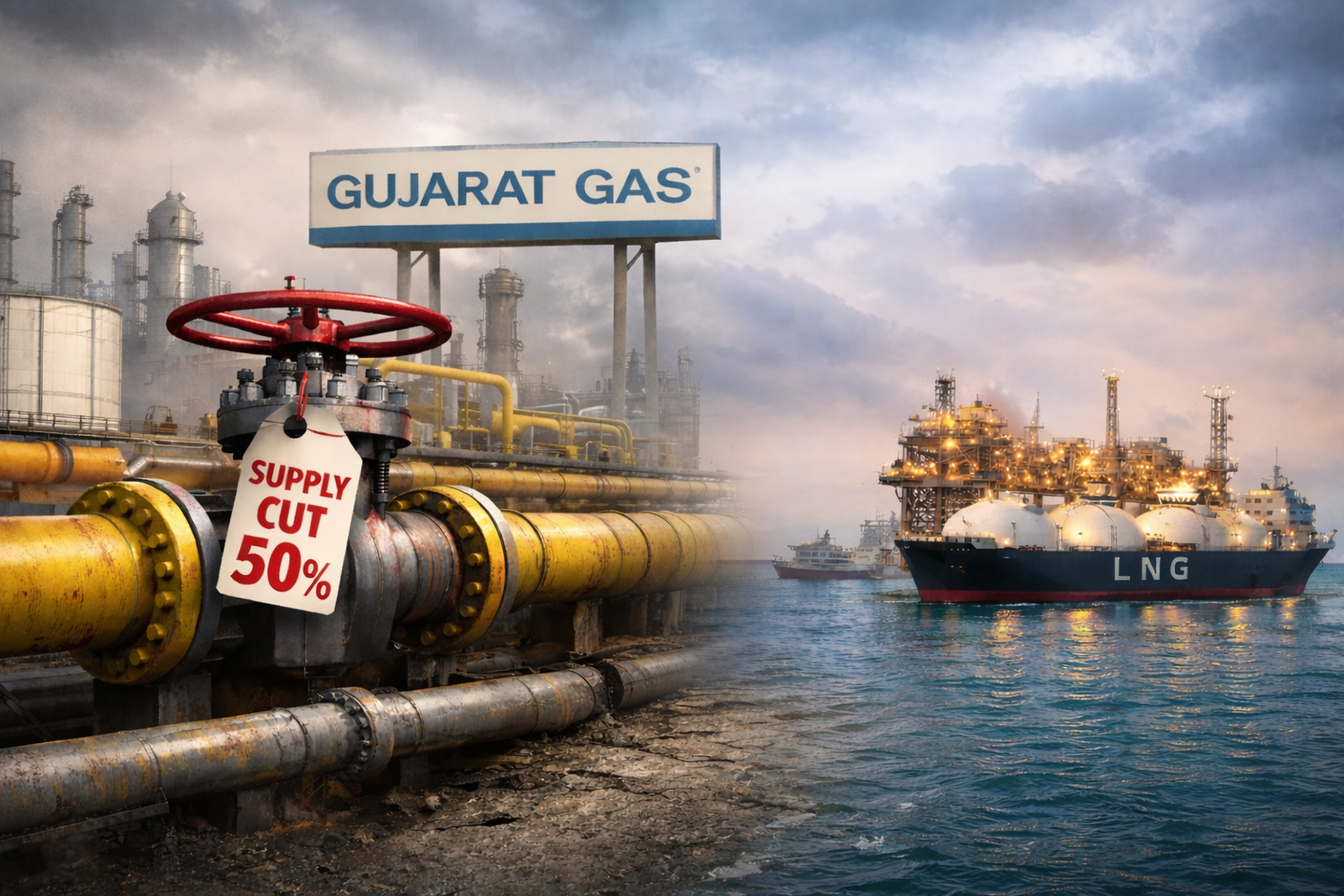 Gas rationing begins in India? Gujarat Gas and others limit supply to ...