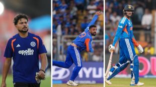 India vs New Zealand Playing 11, T20 World Cup 2026 Final: Split Image showing Varun Chakravarthy, Kuldeep Yadav and Abhishek Sharma get a place in India's playing 11 in today's match.