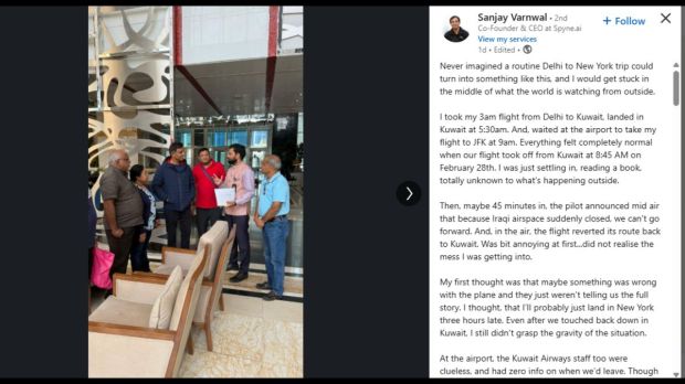 Indian CEO Kuwait airport