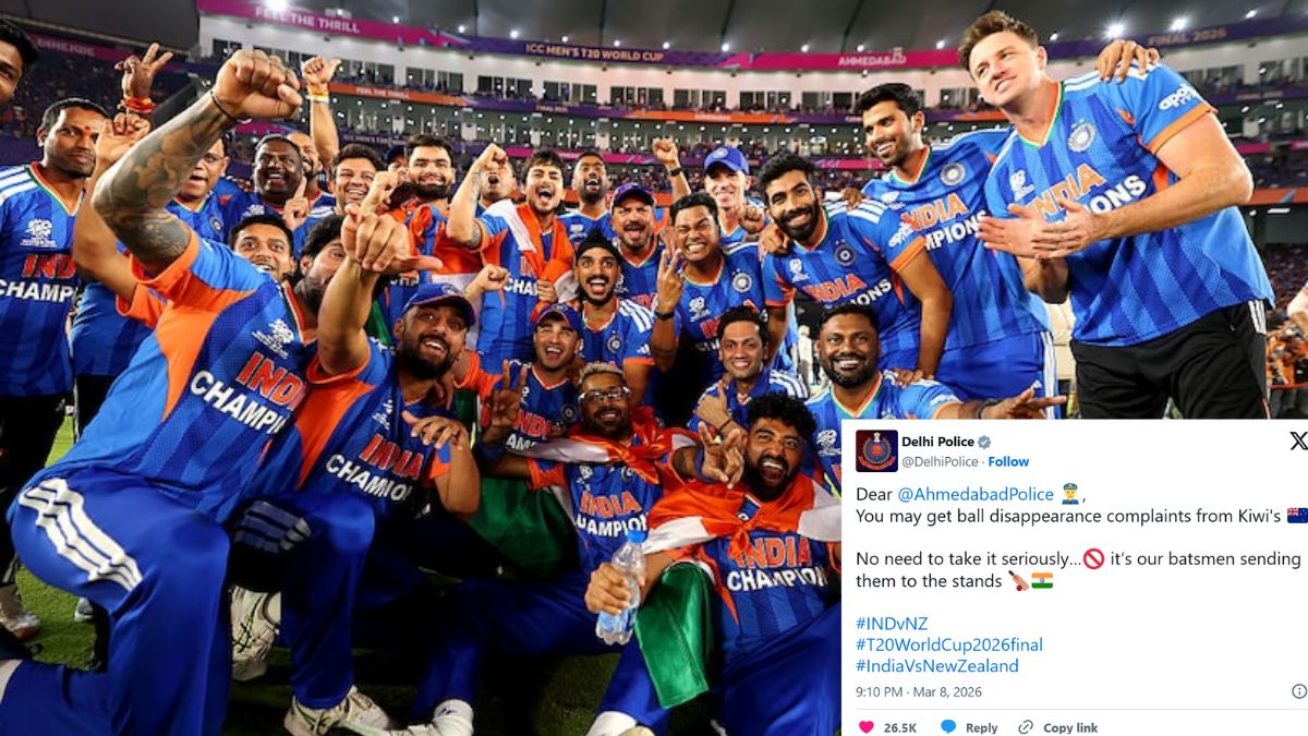 ‘Ball missing’ complaints? Delhi, Ahmedabad police trade jokes after India’s T20 World Cup victory