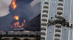 Dubai, Abu Dhabi Iran War LIVE: UAE intercepts 4 missiles, 6 drones on Sunday, Indian vessel safely crosses Fujairah port after attack