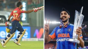 Shashank Singh and Arshdeep Singh of Punjab Kings during IPL 2026 preparations