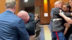 US Senator breaks arm of former Marine for protesting against war in Iran | Watch video