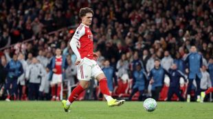 Max Dowman celebrates after becoming the youngest-ever Premier League scorer for Arsenal in the win over Everton