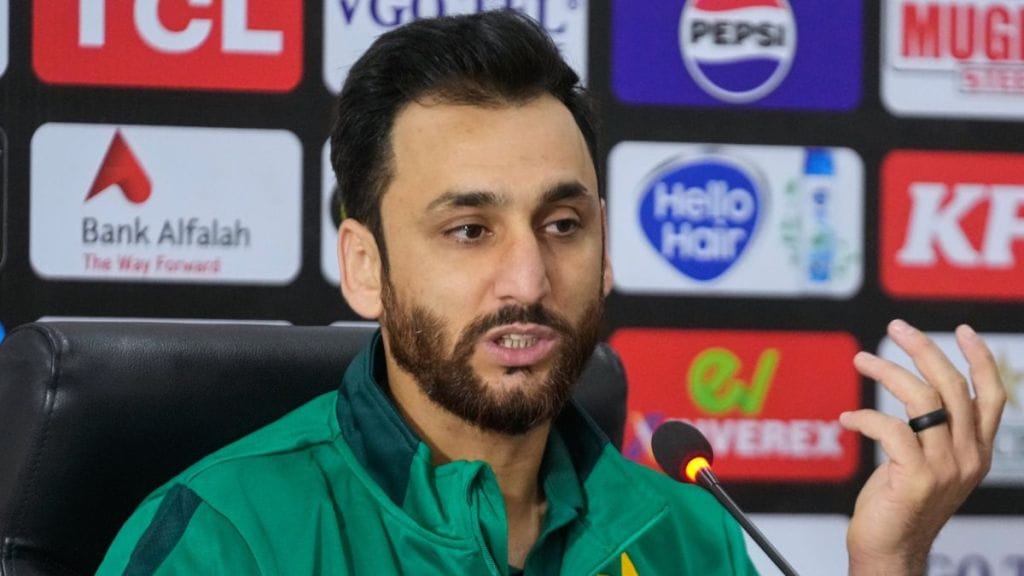 Pakistan batter Salman Ali Agha reacts after his controversial run-out by Bangladesh captain Mehidy Hasan Miraz during the ODI match in Dhaka, sparking debate over the spirit of cricket. (Image: X)
