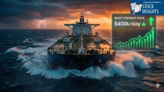 Tanker freight rates skyrocket to $400,000 as middle east tensions ignite shipping stock rally. (AI generated image from Gemini)