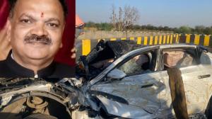 Vallabh Maheshwari BMW crash, Vallabh Maheshwari Alwar accident, Jaipur businessman Vallabh Maheshwari, Shakun Group MD death, Delhi Mumbai Expressway accident Alwar, Vallabh Maheshwari car crash Rajasthan, Shakun Advertising Vallabh Maheshwari, Jaipur businessman accident news, Raini police station accident Alwar, Vallabh Maheshwari Shakun Group, BMW accident Delhi Mumbai Expressway Rajasthan, Vallabh Maheshwari profile, who was Vallabh Maheshwari, Ashok Gehlot condolence Vallabh Maheshwari