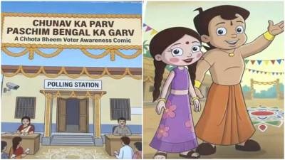 West Bengal Assembly Elections 2026: How Chhota Bheem became a mascot for voter outreach