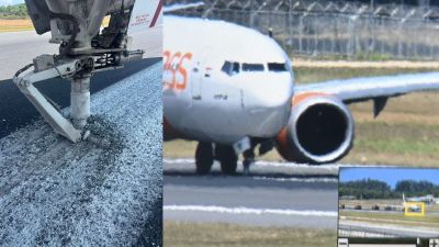 Video: Air India Express flight suffers hard landing damage at Phuket airport