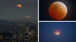 Chandra Grahan Blood Moon 2026 Timings LIVE| ‘Blood Moon’ phase comes to an end, netizens share pics