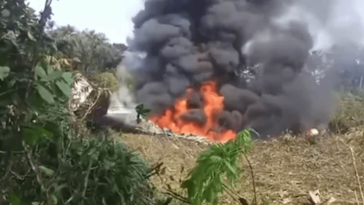 Authorities said there were 110 soldiers on the plane when it crashed (x.com) Authorities said there were 110 soldiers on the plane when it crashed (x.com)