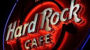 Hard Rock Cafe restaurant outlet exterior in India.