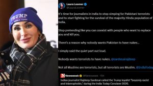 Laura Loomer Rajdeep Sardesai