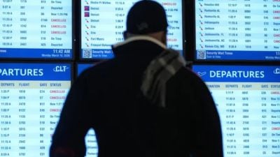 ‘Sleeping on airport floor’: 12,000+ US flights impacted as air travel nightmare deepens