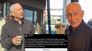 Viral Netanyahu Coffee Shop video