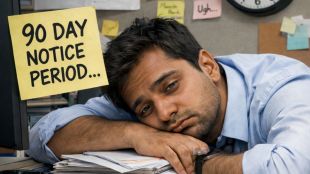 “Sorry. 90 days is mandatory for a smooth content handover. It’s about professional ethics,” the HR representative said..