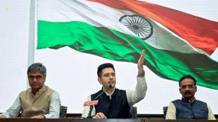 Raghav Chadha BJP, AAP Rajya Sabha MPs list, AAP defection news, Chadha joins BJP, Ashok Mittal AAP BJP, Swati Maliwal news, Harbhajan Singh AAP BJP, Rajya Sabha defection law, AAP Punjab MPs, anti defection law India