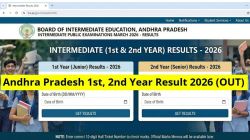 BIEAP Inter 1st, 2nd Year Results 2026 (OUT): Andhra Pradesh board declares Inter 1st, 2nd year scorecards, pass-percentage @bie.ap.gov.in, resultsbie.ap.gov.in