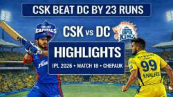CSK vs DC HIGHLIGHTS, IPL 2026: Overton, Sanju shine in Chennai Super Kings 23-run win against Delhi