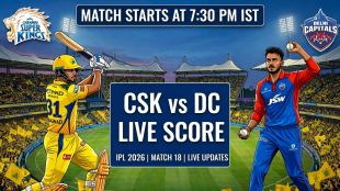 Chennai Super Kings vs Delhi Capitals Live Score Updates, IPL 2026, Match 18