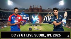 DC vs GT LIVE SCORE, IPL 2026: Prasidh Krishna gets Nissanka, Rahul smashes fifty