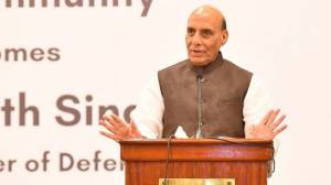 Defence Minister Rajnath Singh