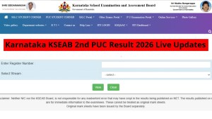 Karnataka KSEAB 2nd PUC Result 2026 Live: Class 12th scorecards to be declared on April 9 at karresults.nic.in - Check latest updates