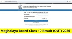MBOSE SSLC Result 2026 (OUT): Meghalaya class 10th scorecards declared @mbose.in, megresults.nic.in – Check pass percentage