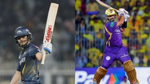 GT vs KKR Match Winner Prediction: Side-by-side comparison of captains Shubman Gill and Ajinkya Rahane for IPL 2026, with AI models Gemini and ChatGPT predicting a victory for the Gujarat Titans at home.