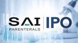 Sai Parenterals lists at 2% premium to issue price; shares up over 1% in a falling market