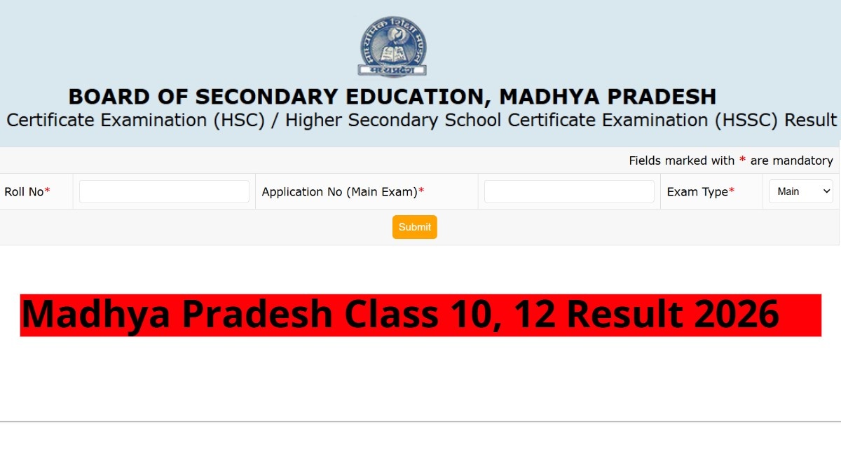 MPBSE Board Class 10th, 12th Result 2026: Madhya Pradesh board scorecard to be out today at -mpbse.mponline.gov.in MPBSE Board Class 10th, 12th Result 2026: Madhya Pradesh board scorecard to be out today at -mpbse.mponline.gov.in