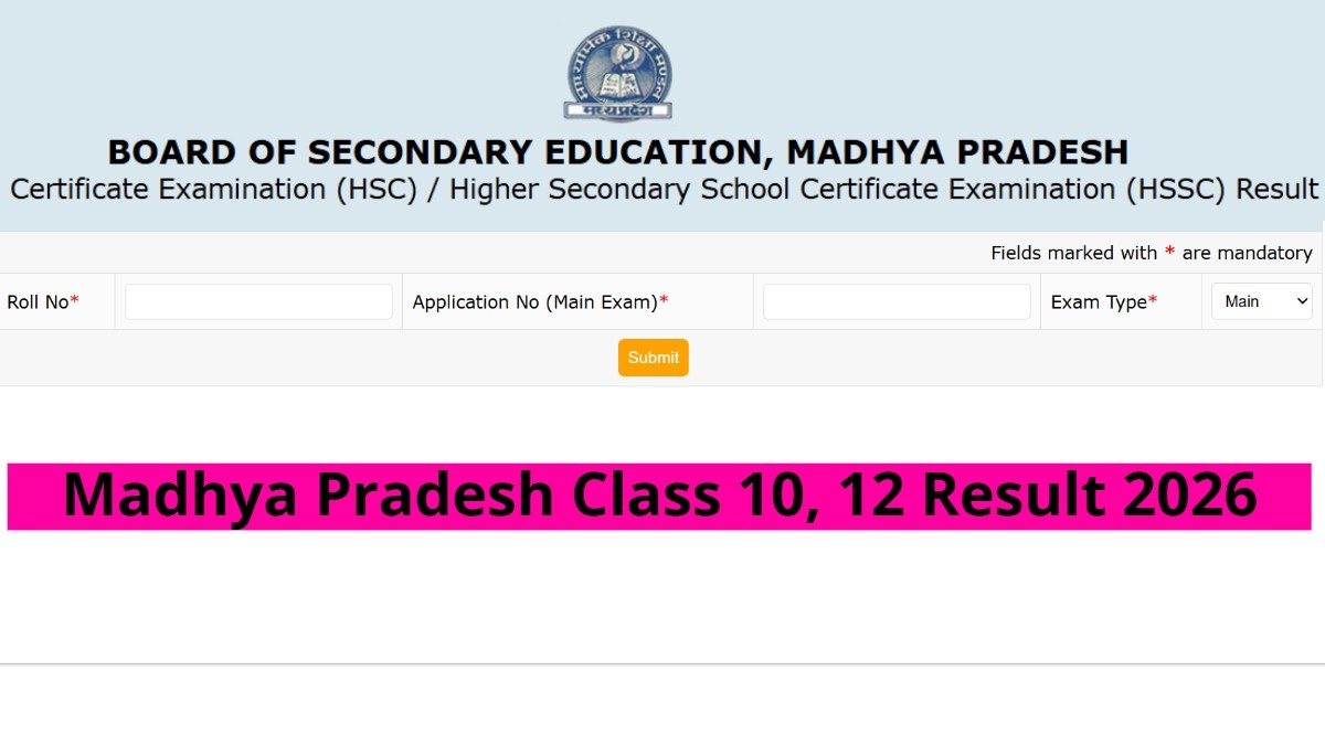 MPBSE Board Class 10th, 12th Result 2026: Madhya Pradesh board official websites to check scorecard MPBSE Board Class 10th, 12th Result 2026: Madhya Pradesh board official websites to check scorecard