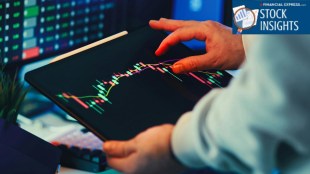 A technical stock market dashboard showing the FII long-short ratio at 16.8, with Sun Pharma and Tata Steel charts highlighting "Doji" and "Reversal" candlestick patterns near key support levels.