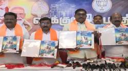 Puducherry polls: BJP issues manifesto, backs NDA return with ‘double-engine’ pitch